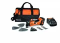 Produktbild: FEIN Multimaster AMM 700 Max 4.0 Ah NYLON BAG EDITION, Set mit 18 Zubehören. Kompatibel mit AMPShare oder Bosch Professional 18V Akkus, Mit 18v/4Ah Akku und Schnellladegerät. In Nylon Tasche FEIN