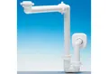 Produktbild: SO-TECH® Siphon Raumsparsiphon 32 - 40 mm Ablaufgarnitur f. Küche und Bad, Raumspar-Siphon weiß