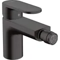 Produktbild: Hansgrohe - Vernis Blend - Bidetarmatur mit Ablaufgarnitur, schwarz matt 71210670