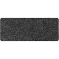 Produktbild: ANRO Schuhparkplatz Fußmatte rutschfest Fußabtreter Schmutzfangmatte Indoor Sauberlaufmatte schmal Abtropfmatte für Eingang Uni Schwarz 35 x 75 cm