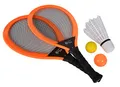 Produktbild: Simba 107412008 - Giant Badminton Set, 2 Schläger je 66cm, 1 Softball, 1 Kunststoffball, 1 Federball, ab 5 Jahre