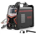Produktbild: VEVOR WIG-Schweißgerät, 4-in-1-Schweißer (großes LED-Display) – DC-Puls-WIG/DC-Puls-MMA/Lift-WIG/MMA (Stick), Elektroschweißgerät mit synergischer Steuerung, IGBT-Wechselrichter, Heißstart