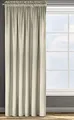 Produktbild: Eurofirany ROSA Vorhang Samt Velvet Kräuselband -1 STK. Weich Edel Gardine 200g/m² Elegant Glatt Einfarbig Flauschig Modern Klassisch Wohnzimmer Schlafzimmer, 135x300 cm, Beige