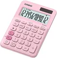 Produktbild: CASIO Tischrechner MS-20UC-PK, 12-stellig, in Trendfarben, Steuerberechnung, Zeitumrechnung, Solar-/Batteriebetrieb, 2.3 x 10.5 x 14.95 cm