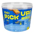Produktbild: PiCK UP! minis Original + Choco&Milk (1 x 1.06 kg), Mini-Riegel als Snack mit knackiger Milchschokoladentafel zwischen zwei Keksen, 100 Portionspackungen