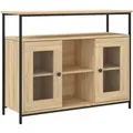 Produktbild: vidaXL Sideboard Sonoma-Eiche 100x35x80 cm Holzwerkstoff 835505