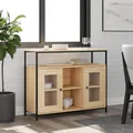 Produktbild: Sideboard Sonoma-Eiche 100x35x80 cm Holzwerkstoff