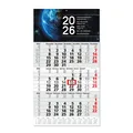 Produktbild: 3-Monatskalender 2026 Jahresübersicht mehrsprachig D / GB / F / I / E / NL tr353