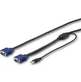 Produktbild: RKCONSUV6 StarTech.com 1 8 m KVM Kabel für Rackmount Konsolen USB VGA Schwar ~D~