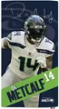 Produktbild: Seattle Seahawks Strandtuch NFLPA D.K. Metcalf Beach Towel Motion