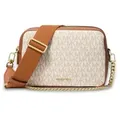 Produktbild: Michael Kors für Damen. 32S5GYTC5B Mittlere Bryant-Umhängetasche mit beigem Logo (OSFA), Lässig, Segeltuch
