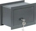 Produktbild: Burgwächter Wand Tresor mit Schlüssel - Einbautresor Pure Safe PSW 110 K - Mini Tresor für Wandbefestigung, Stahl anthrazit
