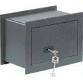 Produktbild: Burg Wachter - Burgwächter Wand Tresor Mit Schlüssel - Einbautresor Pure Safe Psw 110 K - Mini Tresor Für Wandbefestigung, Stahl Anthrazit