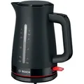 Produktbild: BOSCH Wasserkocher MyMoment TWK3M123, 1,7 l, 2400 W, Abschaltautomatik, Tassenanzeige, beidseitige Wasserstandsanzeige schwarz