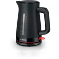 Produktbild: BOSCH TWK3M123 MyMoment kabelloser Wasserkocher 1,7L 2400W Schwarz matt