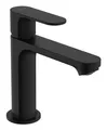 Produktbild: Hansgrohe Rebris S Einhebel-Waschtischmischer 110 mit Zugstangen-Ablaufgarnitur - Mattschwarz - 72517670