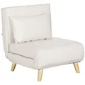 Produktbild: Schlafsessel, Klappbett mit Bettfunktion Lendenkissen für Wohnzimmer Refurbished