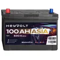Produktbild: HeyVolt 100Ah Starterbatterie ASIA Autobatterie A100L 12V 830A Pluspol Links