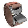Produktbild: JUKMO Taktischer Gürtel, Militär Wandern 3,8cm Arbeit Gürtel mit Schwere Schnellverschluss Schnalle (Kaffee, 115cm)
