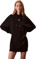 Produktbild: Calvin Klein Damen Hoodie Kleid Premium Terry Lang, Schwarz (Black), XL