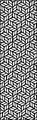 Produktbild: GroJa Design Leafs XL Anthrazit DB 703 180x60cm inkl. Befestigungsmaterial