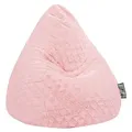 Produktbild: Sitting Point Sitzsack Beanbag fluffy hearts Stoff Rosa Rose L (Large)