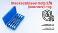 Produktbild: Innen Torx Nüsse Steckschlüssel Set Bit Set extra lang 110mm T-Profil Kfz CV 3/8