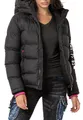 Produktbild: Cipo & Baxx Damen Mantel WM138 Schwarz – Modische Winterjacke mit warmem Futter, figurbetontem Schnitt und funktionalen Details für kalte Tage und stilvolle Outfits - WM138 Schwarz S