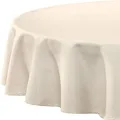 Produktbild: Erwin Müller Tischwäsche, Tischdecke Uni, Madrid Sand Größe rund: 160 cm Ø - angenehme, weich fließende Qualität, mit hochwirksamer Fleckschutzausrüstung, bügelleicht