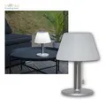 Produktbild: LED Solar-Tisch-Lampe SOLIA Edelstahl Außen-Tisch-Leuchte dimmbar Garten +Balkon