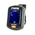 Produktbild: Fame Stimmgerät chromatisch, Clip on Tuner mit separate Stimm-Modi für Gitarre, Bass, Ukulele und Violine, Frequenz 440 Hz
