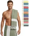 Produktbild: furora HOLIDAY Saunatuch Saunahandtuch Saunatuch Damen + Herren, Hamamtuch groß 100x200 XXL