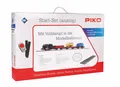 Produktbild: Piko H0 57113 - Start-Set mit Bettung Güterzug (Dampflok, 3x Güterwagen) Neuware