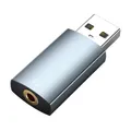 Produktbild: MMOBIEL USB auf 3,5mm Aux Stereo Adapter Externe USB-A Soundkarte – auf 3,5mm Aux Audio Konverter Adapter - Kopfhörer und Mikrofon Klinkenadapter für Windows, Mac, PS5, PS4, Laptop, PC