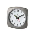 Produktbild: Wecker Analog Quarz ohne Ticken, mit Licht und Snooze Anthrazit Grau Metallic...