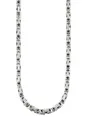 Produktbild: Bruno Banani Edelstahlkette Schmuck Geschenk Halskette Königskette 4-Kant-Optik Silber