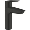 Produktbild: Grohe Start Waschtischarmatur M-Size  235752432 schwarz matt, mit Push-open Ablaufgarnitur 1 1/4