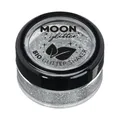 Produktbild: Moon Glitter Bio Glitzer silber - Biologisch abbaubares Glitzerpulver für einen