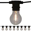 Produktbild: Gartenpirat Lampion Sommerlichterkette Glühbirne 5m 10 Birne für innen außen