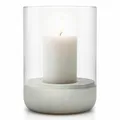 Produktbild: Blomus Windlicht Calma Groß, Kerzenhalter, Dekolichthalter, Beton, Glas, grau