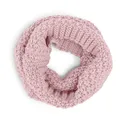 Produktbild: Ehrenkind Schlauchschal Kinder aus 100 % Merinowolle | Grobstrick, Mulesingfrei, Atmungsaktiv & Warm | Nahtloser Loopschal, Halstuch Jungen & Mädchen | Rosé