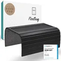 Produktbild: ® Sofatablett - Couch Ablage flexibel für Armlehne mit Anti-Rutsch Kork Pad |...