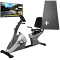 Produktbild: Skandika Centaurus Liege-Ergometer 13 kg Schwungmasse Bluetooth schwarz/grau NEU