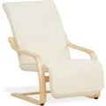 Produktbild: Homestyle4u Relaxsessel mit Fußstütze in Beige 2406