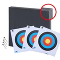 Produktbild: Zielscheibe 80x80  bis 50lbs mit 3 Auflagen und 4 Scheibennägeln