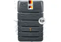 Produktbild: 4rain Regentonne SLIM STONE DECOR Mauertank 510 Liter graphite grey