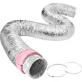 Produktbild: VEVOR Aluflexschlauch 7620mm lang Lüftungsschlauch Φ208mm Alu Flexrohr Luftkanal R-6 Thermischer Widerstandswert 25mm Rohrstärke Alurohr Schlauc...