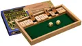 Produktbild: Philos Klappbrett (Shut the Box) 12er Bambus Würfelspiel