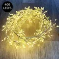 Produktbild: 400er LED - Tropfen-Lichterkette warmweiß mit 8 Funktionen für Innen