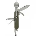 Produktbild: Taschenmesser oliv Gabel Löffel Dosenöffner Klappmesser Messer Multitool NEU